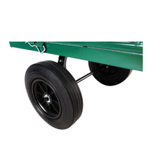 Load image into Gallery viewer, (Green solid wheels wagon cart) Solid wheels Tools cart Wagon Cart Garden cart trucks make it easier to transport firewood
