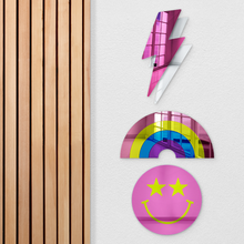 Cargar imagen en el visor de la galería, Bundle | Retro Cool 3-Piece Set | Rainbow, Smiley Face, Lightning Bolt
