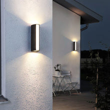 Carregar imagem no visualizador da galeria, MIRODEMI® Modern Black Outdoor Waterproof Aluminum LED Wall Lamps For Porch, Garden
