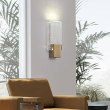 Carregar imagem no visualizador da galeria, Ribbed Crystal Wall Sconce
