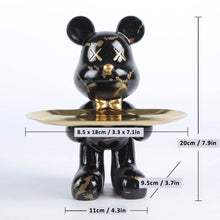 Cargar imagen en el visor de la galería, Graffiti Art Bear Figurine
