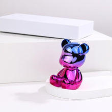 Cargar imagen en el visor de la galería, Gradient Mini Art Bear Figurine
