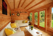 Carregar imagem no visualizador da galeria, Cabin Sweet Cabin Metal Word Sign
