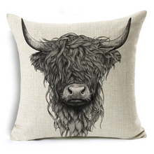 Load image into Gallery viewer, Scottish Yak Cushion Covers
