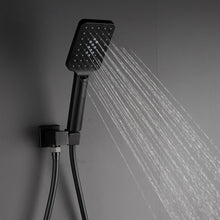 Carregar imagem no visualizador da galeria, Shower Faucet Set Anti-scald Shower Fixtures with Rough-in Pressure Balanced Valve and Embedded Box, Wall Mounted Rain Shower System
