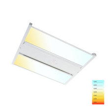 Cargar imagen en el visor de la galería, 2ft LED Linear High Bay Lights - Selective Wattage (155W-185W-200W) and CCT (4000K-5000K) - 28,000 Lumens - 140 LM/W
