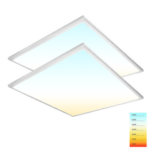 Carregar imagem no visualizador da galeria, 2x2 LED Panel Light, Selectable Wattage (30W/35W/40W) and CCT (3500K/4000K/5000K) with 130LM/Watt, 0-10V Dimmable, Backlit - ETL &amp; DLC Premium
