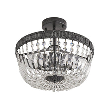 Carregar imagem no visualizador da galeria, 3-Light Crystal Drum Chandelier Lighting
