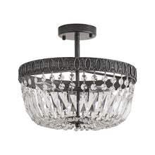 Carregar imagem no visualizador da galeria, 3-Light Crystal Drum Chandelier Lighting
