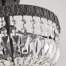 Load image into Gallery viewer, 3-Light Crystal Drum Chandelier Lighting
