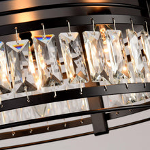 Load image into Gallery viewer, 3-Light Modern Crystal Flush Mount Ceiling Light
