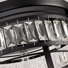 Load image into Gallery viewer, 3-Light Modern Crystal Flush Mount Ceiling Light
