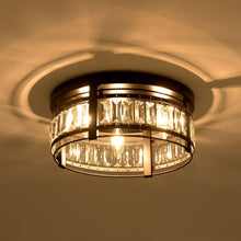 Load image into Gallery viewer, 3-Light Modern Crystal Flush Mount Ceiling Light
