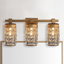 Carregar imagem no visualizador da galeria, 3-Light Modern Golden Wall Light
