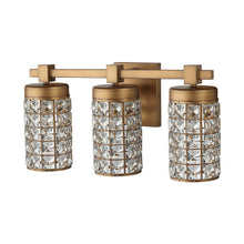 Carregar imagem no visualizador da galeria, 3-Light Modern Golden Wall Light
