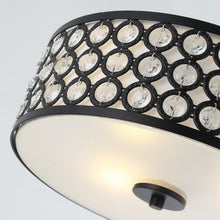 Cargar imagen en el visor de la galería, 3-Light Modern LED Flush Mount Light with Crystal
