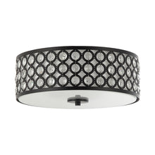 Carregar imagem no visualizador da galeria, 3-Light Modern LED Flush Mount Light with Crystal
