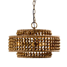 Load image into Gallery viewer, 3-Light Rustic Golden LED Pendant Light
