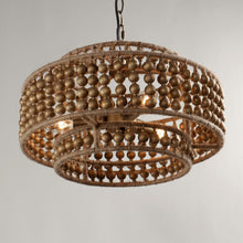 Load image into Gallery viewer, 3-Light Rustic Golden LED Pendant Light
