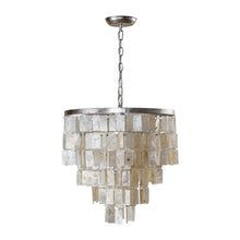 Cargar imagen en el visor de la galería, 3-Light Traditional Shell Pendant Lighting
