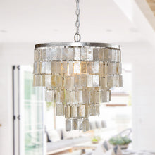 Cargar imagen en el visor de la galería, 3-Light Traditional Shell Pendant Lighting
