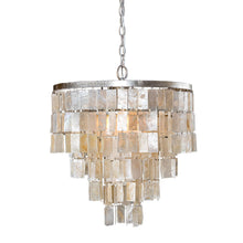 Carregar imagem no visualizador da galeria, 3-Light Traditional Shell Pendant Lighting
