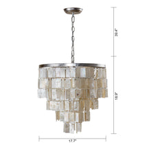 Carregar imagem no visualizador da galeria, 3-Light Traditional Shell Pendant Lighting
