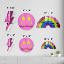 Cargar imagen en el visor de la galería, Bundle | Retro Cool 3-Piece Set | Rainbow, Smiley Face, Lightning Bolt
