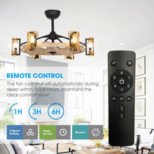 Carregar imagem no visualizador da galeria, 34&quot; Bucholz Farmhouse DC Motor Downrod Mount Reversible Ceiling Fan with Lighting and Remote Control
