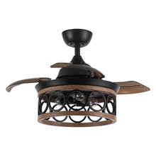 Load image into Gallery viewer, 36&quot; Mirelle Farmhouse Downrod Mount Ceiling Fan with Lighting and Wall Control
