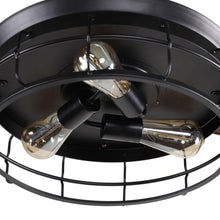 Load image into Gallery viewer, 36&quot; Pickett Industrial Downrod Mount Ceiling Fan with Lighting and Remote Control
