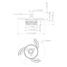 Cargar imagen en el visor de la galería, 36&quot; Punjab Modern Downrod Mount Ceiling Fan with Lighting and Remote Control
