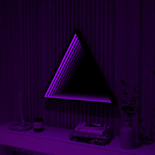 Cargar imagen en el visor de la galería, 3D Triangle Infinity Mirror Light
