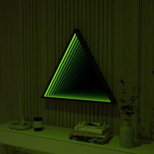 Load image into Gallery viewer, 3D Triangle Infinity Mirror Light
