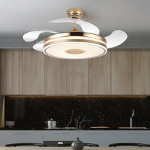 Load image into Gallery viewer, Luna by Ozarke Smart Fan Chandelier Light
