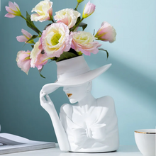 Load image into Gallery viewer, Modern Girl Flower Vase
