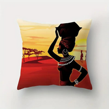 Carregar imagem no visualizador da galeria, African Women Cushion Cover
