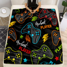 Load image into Gallery viewer, Gamer Throw Blanket
