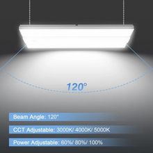 Carregar imagem no visualizador da galeria, Premium 1.6ft LED Linear High Bay Light - (240W/192W/144W) Selective Wattage and CCT (3000K/4000K/5000K) - 36,000 Lumens
