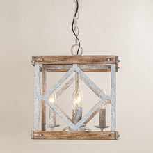 Carregar imagem no visualizador da galeria, 4-Light Farmhouse White Pendant Lighting
