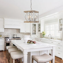 Load image into Gallery viewer, 4-Light Farmhouse White Pendant Lighting
