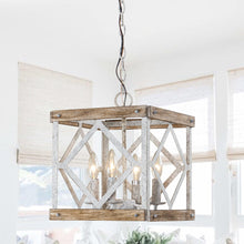 Carregar imagem no visualizador da galeria, 4-Light Farmhouse White Pendant Lighting
