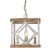 Carregar imagem no visualizador da galeria, 4-Light Farmhouse White Pendant Lighting
