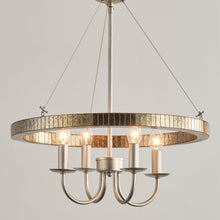 Carregar imagem no visualizador da galeria, 4-Light Iron Modern Pendant Lighting with Acrylic Lens
