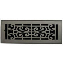 Carregar imagem no visualizador da galeria, Cast Brass Baroque Vent Covers - Brushed Nickel
