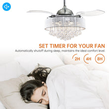 Carregar imagem no visualizador da galeria, 42&quot; Broxburne Smart Fan with LED Light
