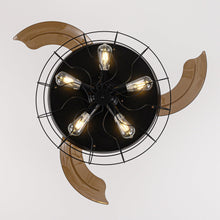 Carregar imagem no visualizador da galeria, 42&quot; Industrial Downrod Mount Ceiling Fan with Lighting and Remote Control
