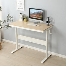 Load image into Gallery viewer, (Maple Tabletop) 48 x 24 InchesStanding Desk with Metal Drawer, Adjustable Height Stand up Desk, Sit Stand Home Office Desk, Ergonomic Workstation
