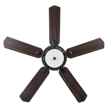 Cargar imagen en el visor de la galería, 48&quot; Athens Industrial Flush Mount Reversible Ceiling Fan with Lighting and Remote Control
