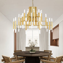 Cargar imagen en el visor de la galería, Mirodemi® Gold/Black Postmodern LED Chandelier For Living Room, Lobby, Restaurant
